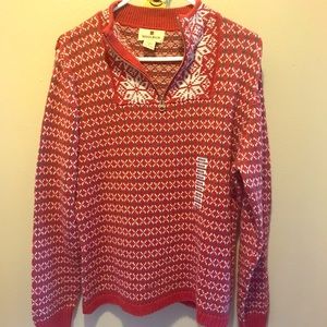 Woolrich Mollyfls moc neck sweater. NWT Medium